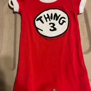Thing Three onesie